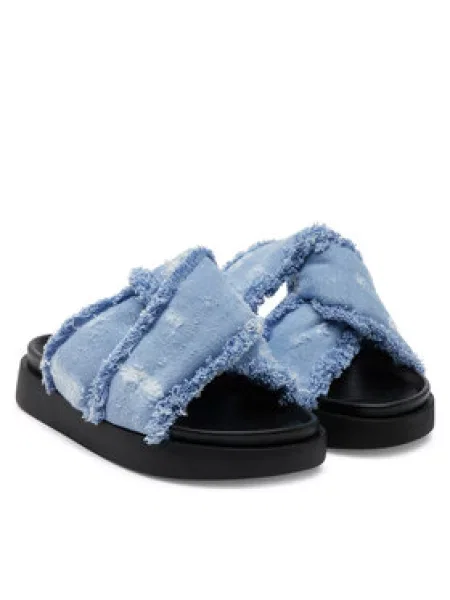 Inuikii Nazouváky Soft Crossed Jeans Světle modrá