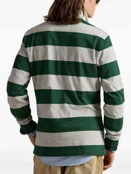 Μικρός κασκέτο Polo Ralph Lauren με χαμηλή μέση υφαίνω διαγωνίως πράσινο