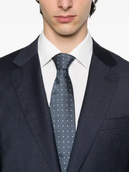 Кариран костюм костюм Canali синьо
