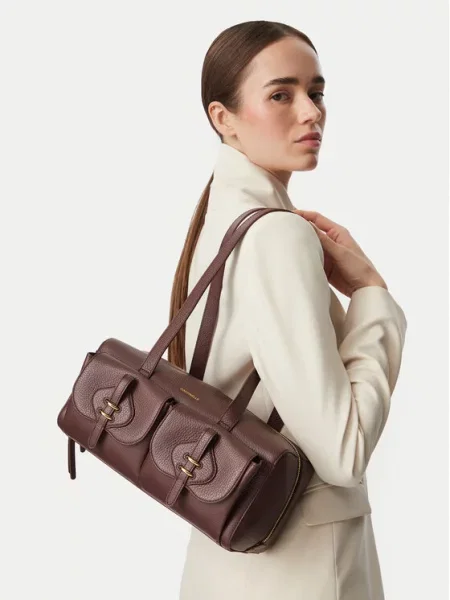 Coccinelle Ročna torba VGK Coccinellemavery Pocket E1 VGK 12 03 01 Bordo rdeča rjava
