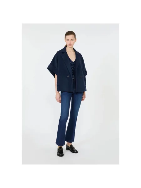 Jeansy Weekend Max Mara niebieskie