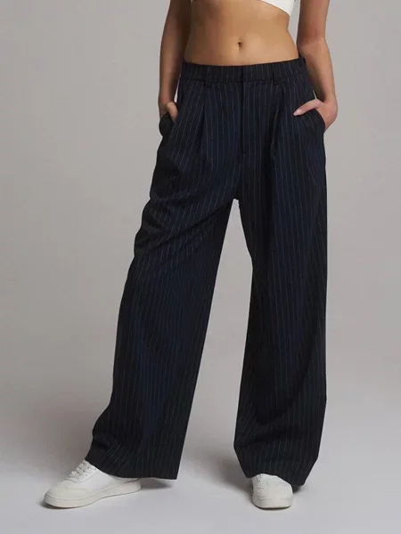 Штани палаццо DIVERSE Tronto віскоза/поліестер синій