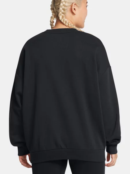 Fleecová fleecová mikina Under Armour čierna