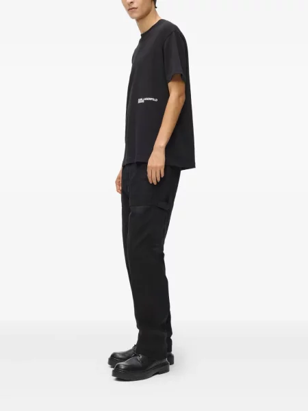 Тениска Karl Lagerfeld Jeans с принт черно