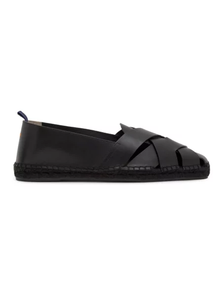 Espadryle Castaner skórzane czarne