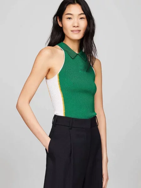 Топ Tommy Hilfiger зелений