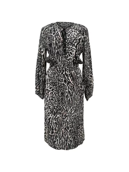 Lung rochie Altuzarra cu imagine negru