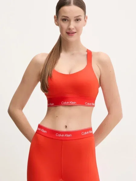Спортен сутиен Calvin Klein Performance червено