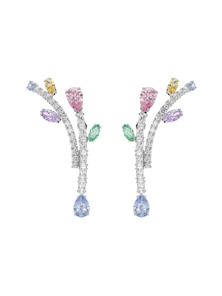 Swarovski kolczyki metalowe z kryształem Swarovski Ariana Grande x Swarovski