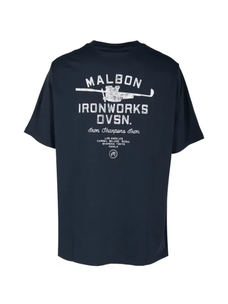 Golf tricou Malbon Golf albastru
