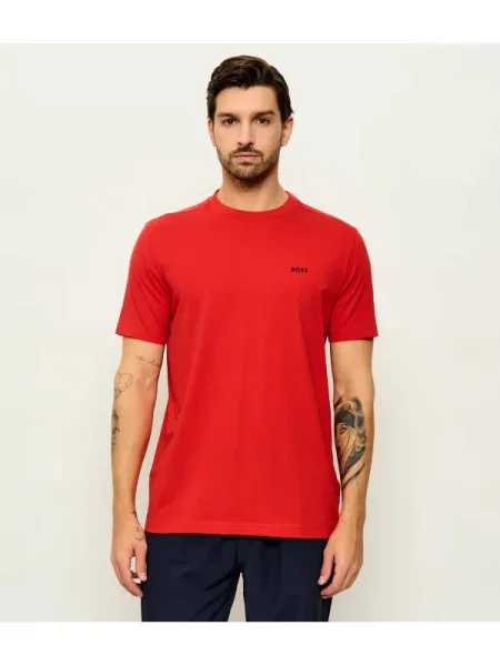 BOSS GREEN Tricou Tee | stretch roșu