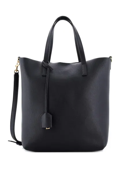 Shopperka Saint Laurent Pre-owned skórzana czarna