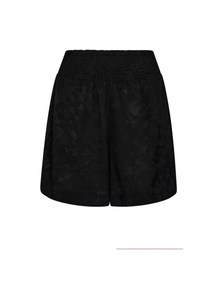 Lniane szorty Mos Mosh eleganckie czarne