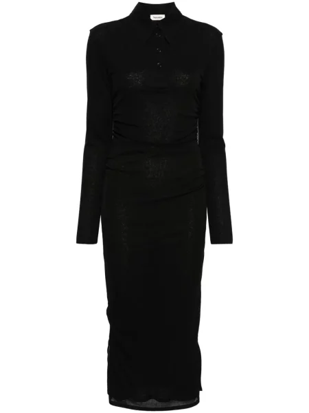 Rochie maxi Nanushka de costum negru