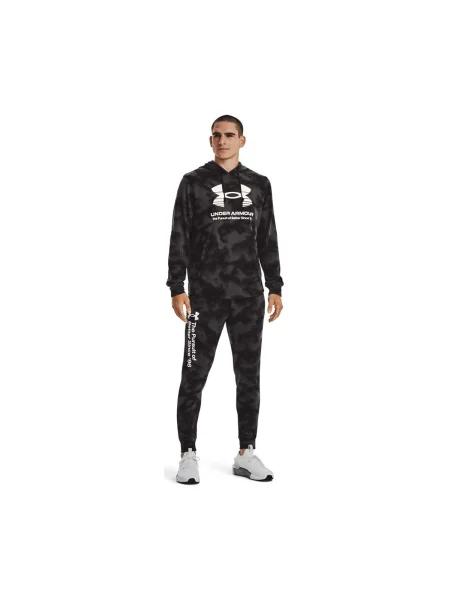 Geacă Under Armour din material terry negru