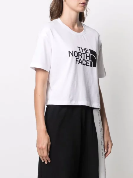 Tricou The North Face cu imagine alb