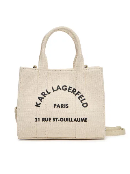 Karl Lagerfeld Shopper krémová / čierna béžová