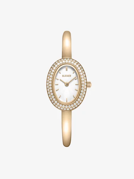BURKER Watches Ceas analogic Diana Gold Chic' alb