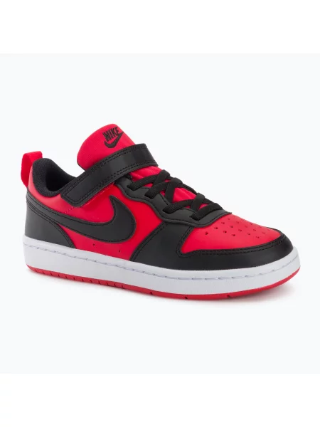 Nike Court Borough Low gyermek cipő Recraft egyetemi piros/fehér/fekete Court Borough Low Recraft fehér