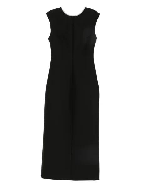 Rochie midi Róhe până la genunchi de costum negru