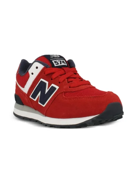 Sneakerși New Balance 574 cu autograf albastru
