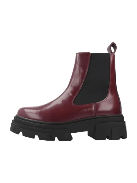 Pantofi Tommy Hilfiger din piele bordo
