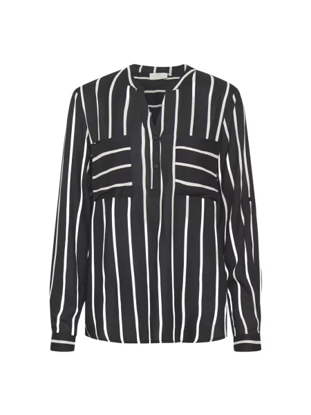 Bluzka Kaffe w paski czarna