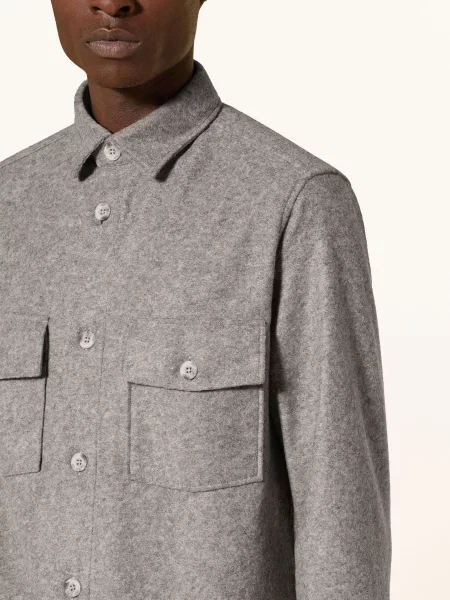 Džínová košile Joop! Jeans hnědá