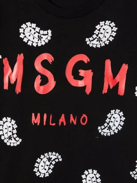 Koszulka dziecięca Msgm czarna