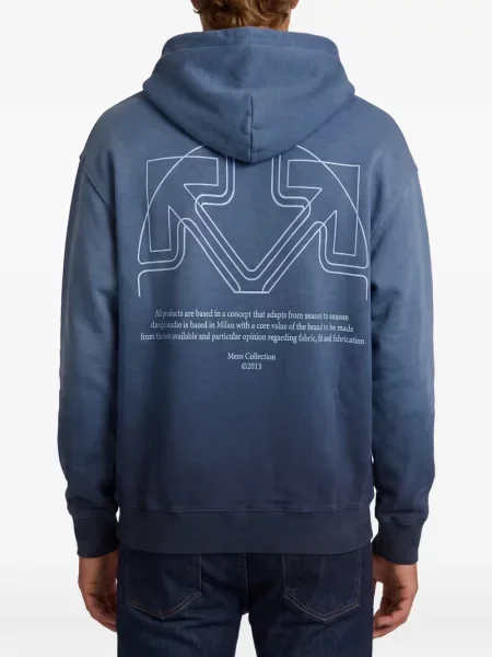 Hanorac cu glugă Off-white alb