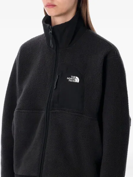 Geacă The North Face din fleece negru
