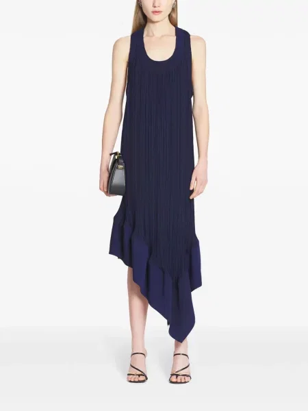 Midi suknelė Lanvin mėlyna