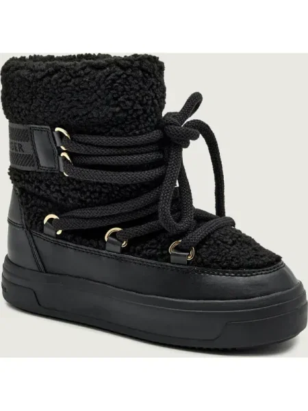 Cizme de zăpadă Tommy Hilfiger negru