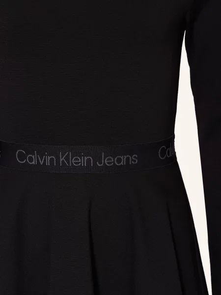 Calvin Klein Žerzejové Šaty černá