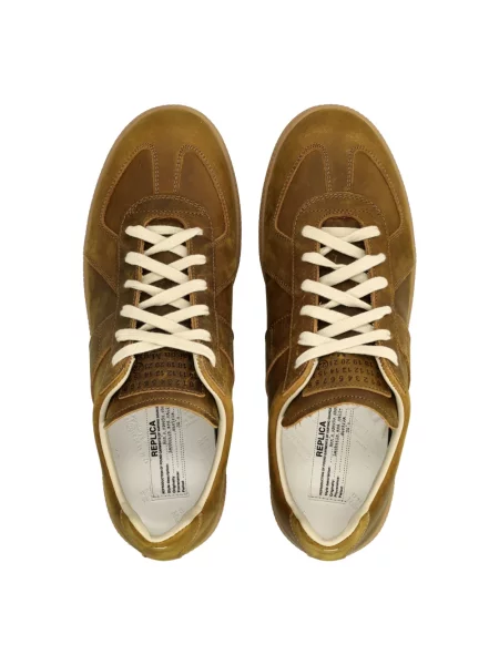 Sneakersy Maison Margiela brązowe