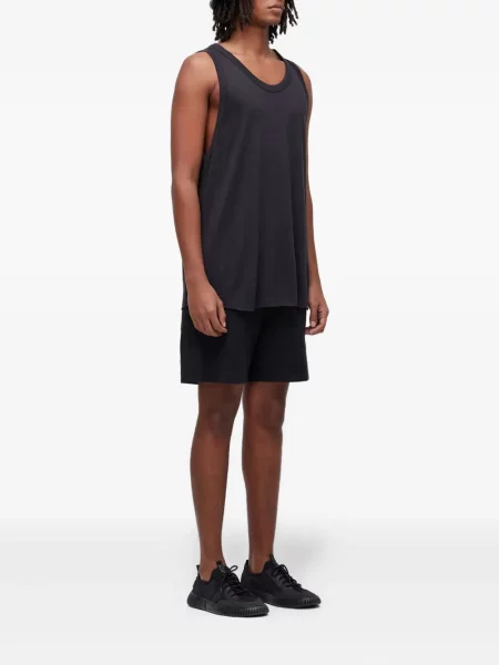 Žebrované bermudy Osklen černé