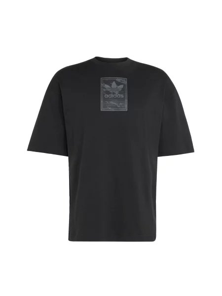 Πουκάμισο Adidas Originals μαύρο