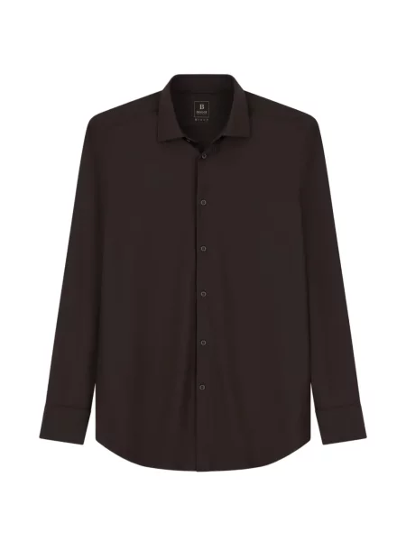 Cămașă Boggi Milano stretch maro