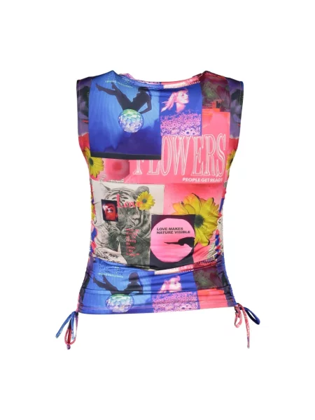 Top Desigual niebieski