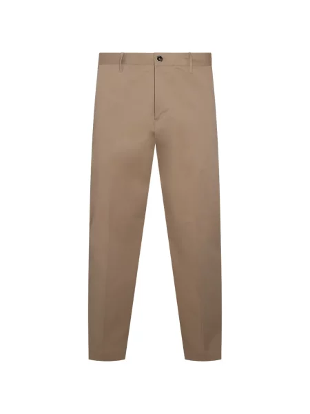 Pantaloni Nine In The Morning cu autograf maro