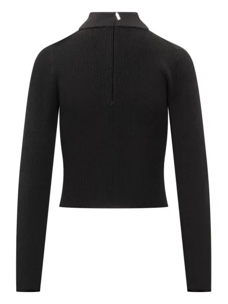 Spodnie Michael Michael Kors prążkowane czarne