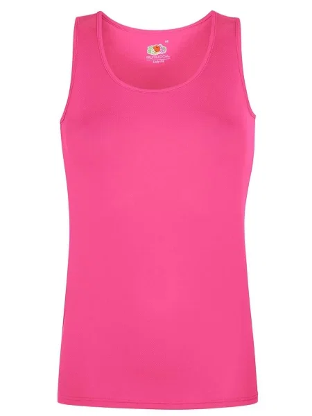 Tricou Fruit Of The Loom fără mâneci roz