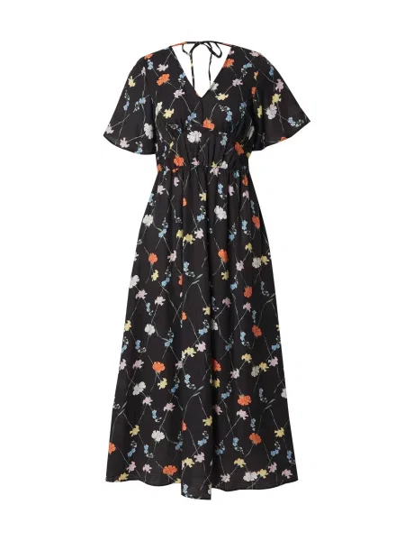 VERO MODA Rochie de vară VMFLORA OLGA' negru