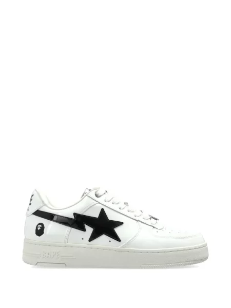 Sneakerși A Bathing Ape® din piele alb