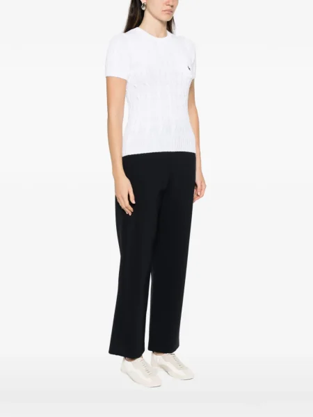 Majica Polo Ralph Lauren s vezom bijela