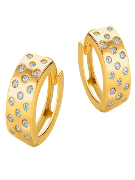 DIAMANT LETERNEL Cercei Ohrringe aus Gelbgold auriu