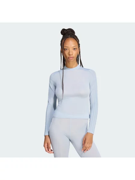 Adidas Originals longsleeve Adiluna Season 2 x Jennie niebieska