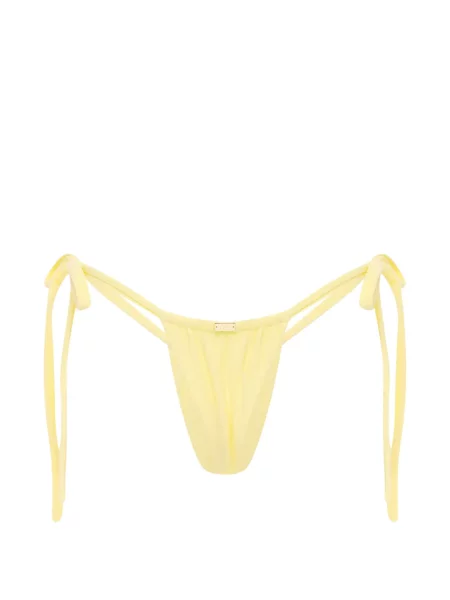 Bikini Fae Swim cu legături galben