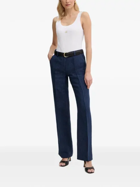 Pantaloni Luisa Spagnoli albastru