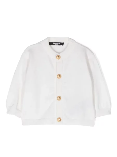 Kardigan dziecięcy Balmain biały